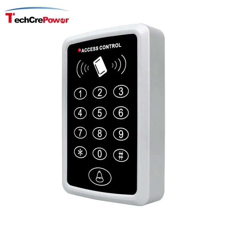 Fabrika fiyat ABS malzeme RFID tokatlamak kart şifre erişim ana kapı erişim kontrol sistemi