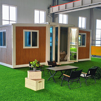 Maison modulaire extensible de luxe moderne de 40 pieds avec 3 chambres, étanche, préfabriquée, type « Granny Flat »