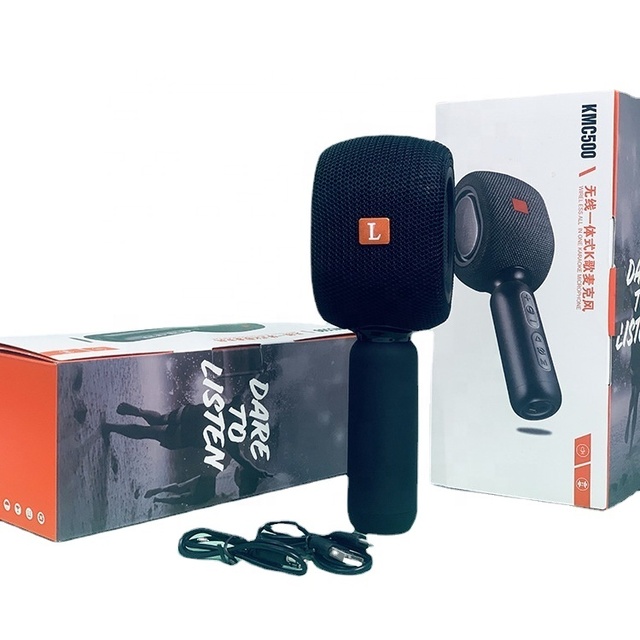 KMC500 Karaoke Handheld Mic Wireless Microphone Best Microphone for Singing Magic Sing Microphone Karaoke Player for Family Ktv