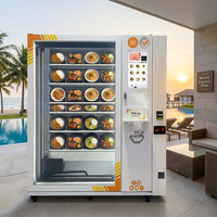 Distributeur automatique de sandwichs chauds JFP Commercial, 24h/24, en libre-service, pour petit-déjeuner, repas rapides et boîtes à lunch