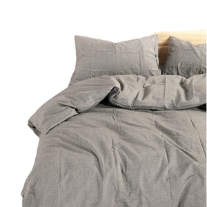 Commercio all'ingrosso Organico Set di Biancheria Da Letto Alla Moda di Alta Qualità A Buon Mercato 100 di <span class=keywords><strong>Lino</strong></span> Biancheria Da Letto di Copertura Foglio di Set di Due Letti Queen <span class=keywords><strong>Matrimoniale</strong></span> King Size - Product Image 1