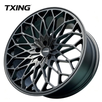 Nouvelles jantes de voiture en alliage d'aluminium forgé de 18 à 22 pouces, tailles personnalisées, design maillé, finition peinte, haute performance
