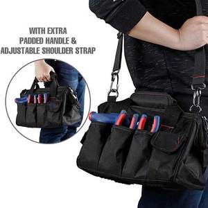 Custom Durable Waterproof Adjustable Portable Large Heavy Duty <b>Tool</b> Storage <b>Bag</b> Hand Tactical <b>Tool</b> <b>Bag</b> for Carpenter - Product Image 1