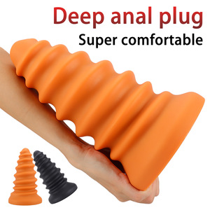 Tapón <span class=keywords><strong>Anal</strong></span> de Uñas de Hilo Grueso Súper Grande, Juguete Sexual con Inserción Trasera, Dispositivo de Masturbación Masculina y Femenina con Tornillo en Caja - Product Image 2