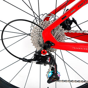Bicicleta de Carretera de Carbono Aero Ligera Twitter R10, 700C, <span class=keywords><strong>Shimano</strong></span> Claris R2000 22 Velocidades, Freno de Disco Hidráulico, Bicicleta de Carreras y Ciudad - Product Image 4