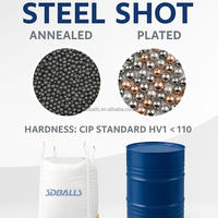Billes en acier au carbone souple solide SDBALLS, dureté HRC58-62, .177, 4,4 mm, 4,5 mm, billes de chasse en plein air