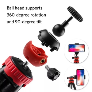 Chất lượng cao silicone linh hoạt hành động máy ảnh mini du lịch stent máy ảnh điện thoại tripod cho gopro anh hùng 9 8 7 6 5 4 + 3/2/1 - Product Image 5
