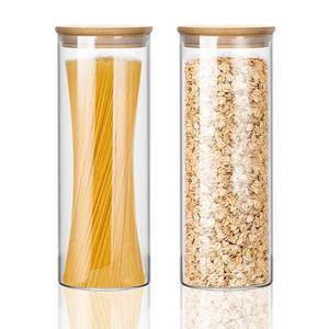 Lọ Thủy Tinh Đựng Đồ Hàng Hóa Tiền Mặt Giá Rẻ Có Nắp Đậy Bằng Tre - Product Image 6