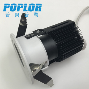 Poplor Led <b>Downlight</b> 10W Aluminum Ceiling Light For Hotel Commercial Use - Product Image 2