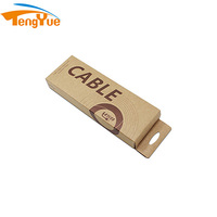 Boîtes d'emballage en papier artistique personnalisées pour accessoires de téléphonie mobile et chargeurs USB avec matériaux recyclés et fermeture magnétique