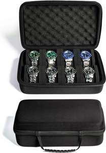 Boîte à montres à 8 emplacements, étui rigide en EVA pour organiser les montres, étui de rangement en EVA pour montres - Product Image 3