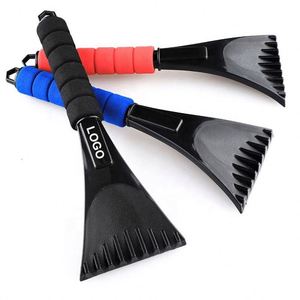 Custom Logo Scraper Ice Shovel With Eva Sponge <b>Cover</b> and <b>Plastic</b> Short Handle Winter Car Cleaning Tools - Product Image 1