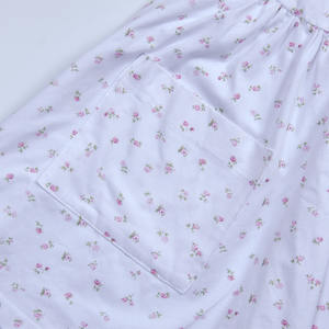 Nuovo Design abito Midi a maniche corte in maglia <span class=keywords><strong>di</strong></span> <span class=keywords><strong>cotone</strong></span> Casual con tasche anteriori rotonde con stampa floreale <span class=keywords><strong>per</strong></span> bambine - Product Image 6