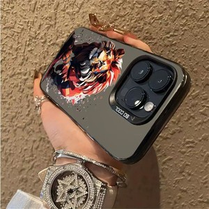 Cool Tiger Totem étui pour <span class=keywords><strong>iPhone</strong></span> 17 16 12 13 Mini <span class=keywords><strong>11</strong></span> 14 15 Pro XR 8 Plus robuste dur PC plastique antichoc couverture pour hommes garçons - Product Image 4