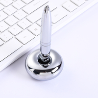 Stylo à bille à lévitation magnétique de haute qualité Logo personnalisé cadeaux de bureau support d'écriture bureau stylo flottant base magnétique en gros
