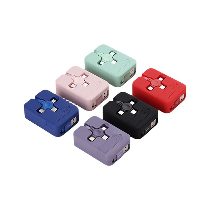 Hot Product New Style High Quality Travel 3 in 1 Retractable Muti Charger Charging and Data Cable for phone Mobile Phone