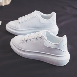 Scarpe sportive per il tempo libero piccole donne bianche di nuovo arrivo suole spesse Trendy in rete <span class=keywords><strong>Sneakers</strong></span> <span class=keywords><strong>Red</strong></span> Court QS113C127 - Product Image 3