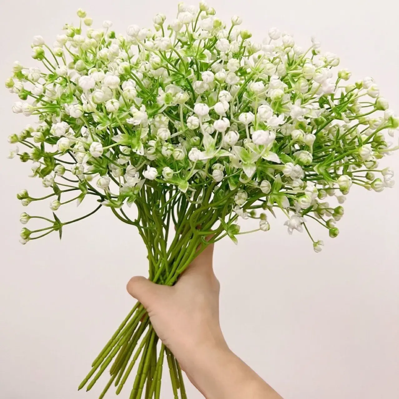 AF14011gypsophila ช่อดอกไม้เด็กดอกไม้สีขาวดอกไม้เด็กหายใจสําหรับงานแต่งงานตกแต่งบ้าน