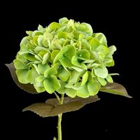 Buket Bunga Hydrangea Sutra Berkualitas Tinggi, Bunga Hydrangea Palsu dengan Batang untuk Dekorasi Pusat Meja Pernikahan (Grosir)