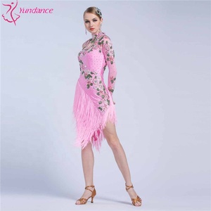 L-1759 Modisches Damen-Tanzkleid für Bühnenauftritte Professionelle Tanzbekleidung Cha-Cha Jazz Fransen Latein-Tanzkleid Günstig im Angebot - Product Image 4
