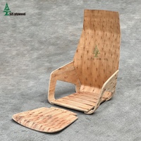 Chaise de bureau cadre en contreplaqué directeur canapé chaise cadre en contreplaqué chaise de directeur cadre en contreplaqué d'eucalyptus
