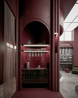 Prix d'usine, comptoir de réception moderne pour salon de coiffure avec éclairage LED |   Mobilier de salon de coiffure pour la conception d'intérieur de salons commerciaux
