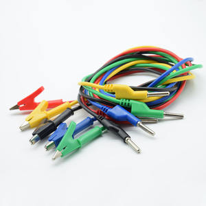 Cavo di Prova di Alta Qualità con Clip a Coccodrillo e Connettore a Banana, Lunghezza 0.<span class=keywords><strong>2</strong></span>/0.<span class=keywords><strong>3</strong></span>/0.5/1/1.5/<span class=keywords><strong>2</strong></span>/<span class=keywords><strong>2</strong></span>.5/<span class=keywords><strong>3</strong></span>/5M per Multimetro - Product Image 5