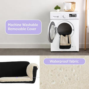 Juego de coche <span class=keywords><strong>para</strong></span> mascotas, soporte de viaje, cama elevadora, impermeable, pequeño, asiento <span class=keywords><strong>compartido</strong></span> <span class=keywords><strong>para</strong></span> mascotas, consola central con cinturón de seguridad - Product Image 3