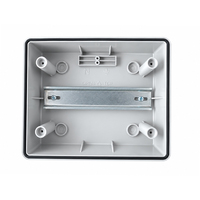 Boîtier de distribution MCB étanche IP65, 3-36 voies, en plastique, pour rail DIN, pour utilisation intérieure et extérieure
