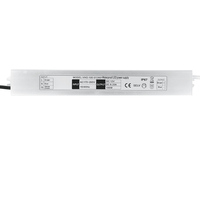 Alimentation LED étanche ultra-mince SAA approuvée, 220 V/110 V vers 24 V 4 A, 12 V 8 A, 96 W/100 W, avec connecteur rapide