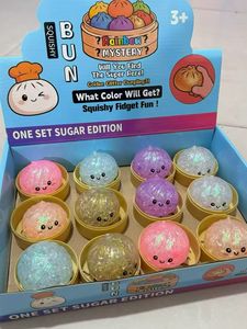 Giocattolo a Forma di Raviolo Southpeak con Glitter e Scatola Misteriosa, Squishy a Lenta Risalita <span class=keywords><strong>per</strong></span> Alleviare lo Stress e Giocattolo Antistress <span class=keywords><strong>per</strong></span> Bambini e <span class=keywords><strong>Adulti</strong></span> - Product Image 3