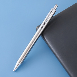 Candy Color Slim <b>Retractable</b> Metal Ballpoint <b>Pen</b> Custom Logo Smooth Oil Ink Office Student Promotional Wholesale Advertising <b>Pen</b> - Product Image 2