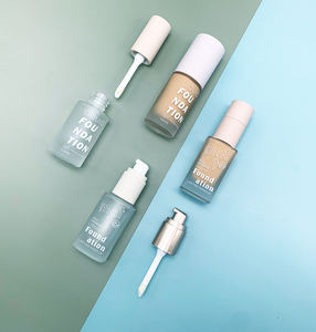 2 in 1 Glas fundament mit Applikator flaschen pumpen verpackung großer Zauberstab - Product Image 2