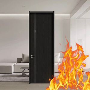Chine usine de <span class=keywords><strong>prix</strong></span> de gros projet commercial porte intérieure en bois chambre intérieure insonorisée porte en bois ignifuge - Product Image 1