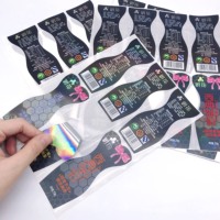 Rollo de Etiquetas de Papel Dorado para Envasado de Cerveza y Bebidas Energéticas, Adhesivos de Vinilo Impermeables, Impresión de Logotipo Personalizado, Opciones de Forma