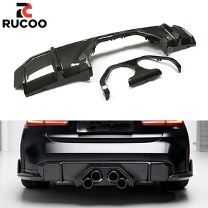 Diffuseur arrière en fibre de carbone sèche style MP pour BMW G80/G81/M3/G82/G83/M4, spoiler, séparateur arrière, lèvre de pare-chocs, pièces automobiles - Product Image 1