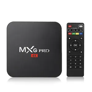 Android Box MXG PRO智能科技媒体播放器，用于电视4k高清电视接收器1gb + 8gb 2gb + 16gb tvbox