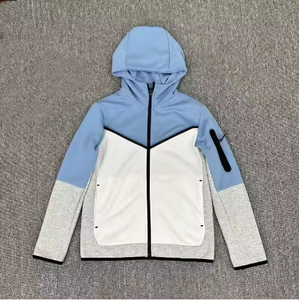 <strong>2026</strong> High Quality Teen Tech Fleece Thick Man Sports Tracksuits Bottoms Tech Fleece Full Zip up Hoodie for Autumn Season Hoodies - Product Image 3