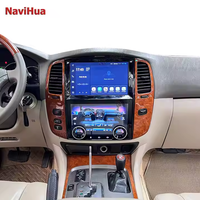NaviHua Multimédia Android Car Radio Écran Auto GPS Navigation Carplay Climate Control Pour Toyota Land Cruiser LC100 2003 2007