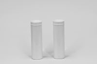 Flacon à bouchon rabattable en PP de 50 ml, résistant à l'humidité, avec bouchon combiné, pour comprimés effervescents, bonbons, aliments, compléments alimentaires, médicaments, emballage