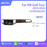 Meihua TS7 10 pouces Android 12 Carplay Auto Radio 1280*720 écran tactile autoradio pour unité principale VW Golf Tour 2016-2024