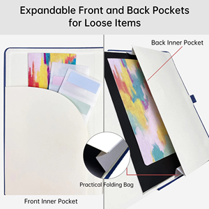 A5 Lined Journal 360 Pages PU Cover Premium 100Gsm Paper <strong>College</strong> <strong>Ruled</strong> Daily Writing <strong>Notebook</strong> for Men &amp; Women School Office Use - Product Image 5
