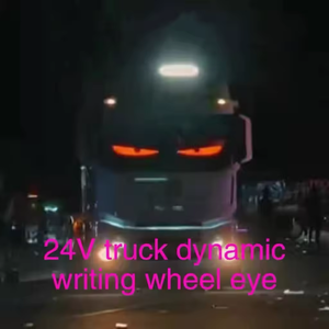 Panneau d'affichage animé à LED RGB programmable par application intelligente pour accessoires de voiture et de camion, yeux de démon lumineux - Product Image 4