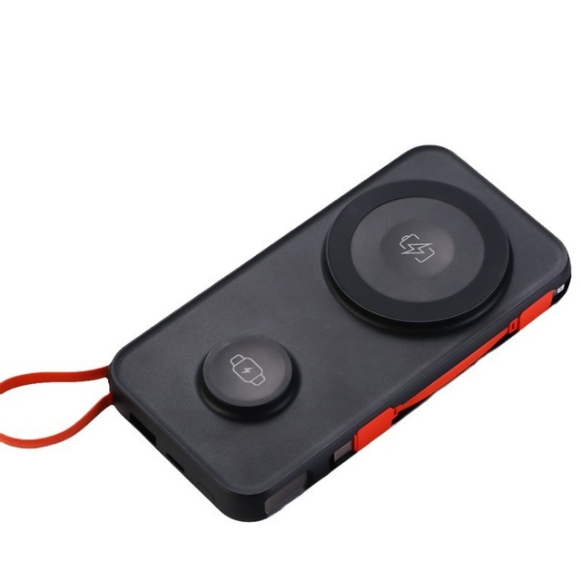 Built in Cables 2 in 1 Magnetic Wireless 20W Li-Polymer Battery Portable Power Bank 10000mah with Watch Charge