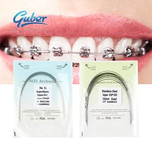 Filo Ortodontico in <span class=keywords><strong>NiTi</strong></span> per Cura Orale, Molla Aperta Colorata, Filo ad Arco Rotondo e Rettangolare Bianco in <span class=keywords><strong>NiTi</strong></span> - Product Image 5