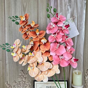 Fleurs artificielles de phalaenopsis réalistes et durables en gros pour anniversaire, mariage, fête, décoration de la maison - Product Image 3