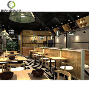 ชุดเฟอร์นิเจอร์ไม้สำหรับร้านอาหารทนทานออกแบบตกแต่งภายในร้านอาหารได้ตามต้องการ - Product Image 5