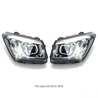 Phares LED de rechange à double lentille de projecteur, feux de jour, Plug & Play, 4000 lm, garantie 1 an, éclairage automobile
