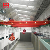 Prix de sortie d'usine QZ Type 20 tonnes 30 tonnes 50 tonnes 80 tonnes Prix de la grue de pont aérien à double faisceau avec godet à saisir pour une utilisation à l'intérieur