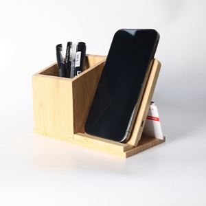 Chargeur rapide 15W avec porte-stylo, station de charge sans fil pour cadeaux de bureau - Product Image 2